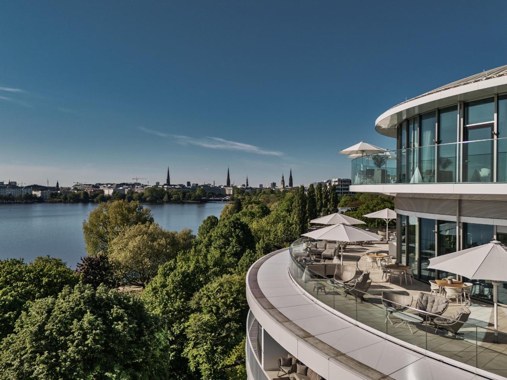 The Fontenay Hamburg-Harburg Exteriör bild The River Terrace